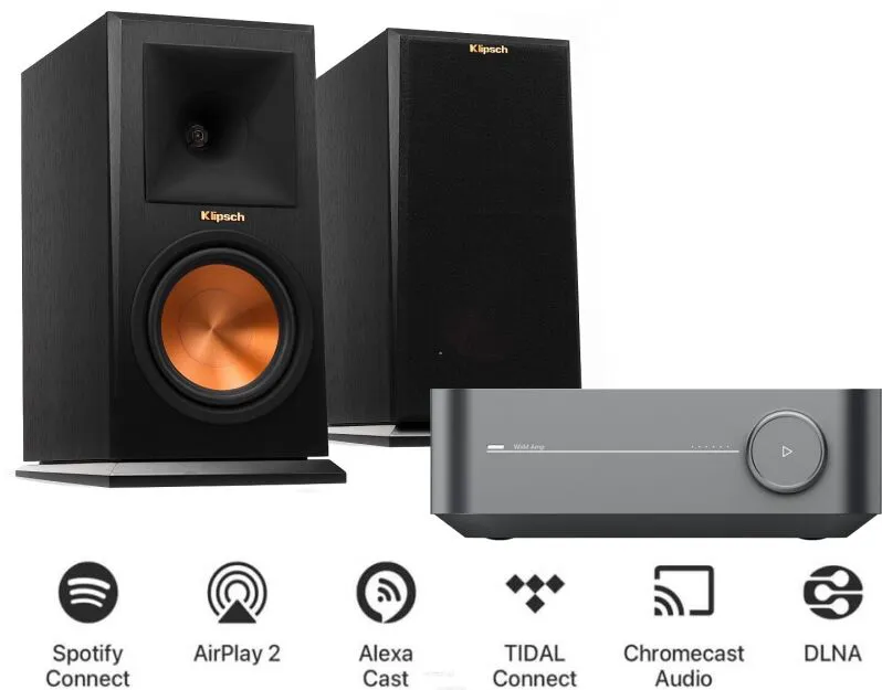 WiiM Amp + Klipsch RP-160M - TRANSPORT GRATIS - 10 rat 0 procent
