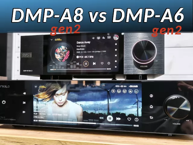 DMP-A8 gen2 vs DMP-A6 gen2 - Porównanie streamerów
